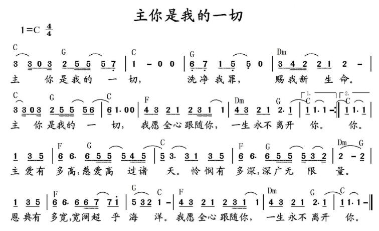 词曲:niko njotorahardjo 主 祢是我的一切   洗净我罪   赐我新生命